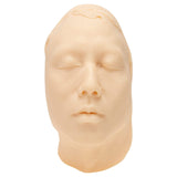 LYOU Injection Training Silicone Human Face Model Life-Size Head and Face Injection Model with Bones Inside